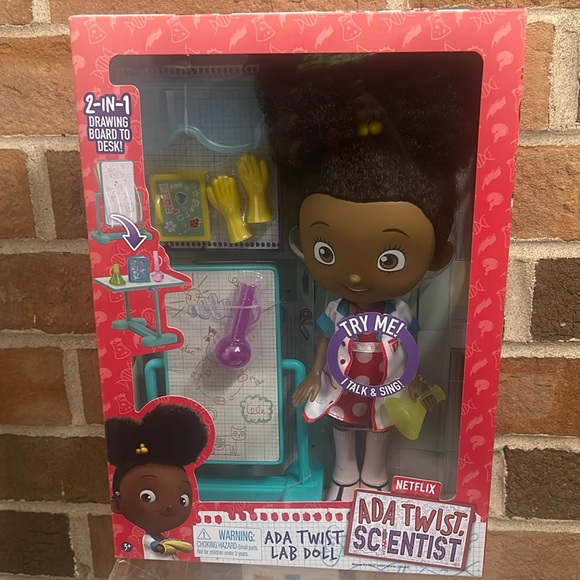 Netflix Ada Twist Scientist Lab Doll - New In box Talk & Sing - Picture 1 of 6